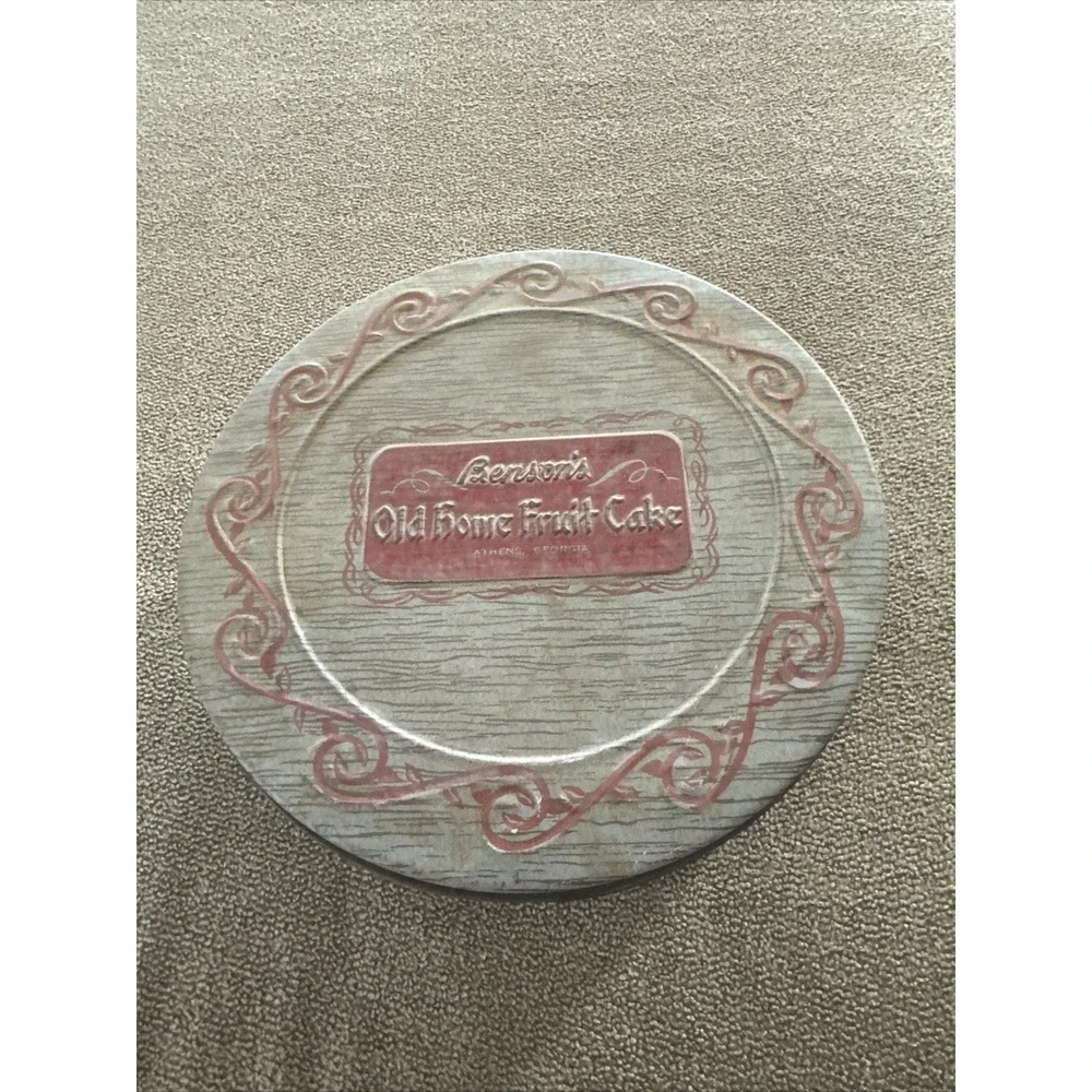 Vintage Benson's Old Home Fruit Cake Empty Tin (TD)